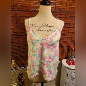 👚5for$15!🕶️. Hurley Pink and Green Fitted Camisole Top